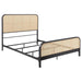 Lanewood - Open Cane Rattan Metal Bed - Simple Home Plus