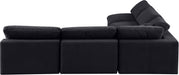 Comfy - 5 Piece Velvet Modular Corner Armless Sectional - Simple Home Plus