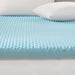 Full Gel Memory Foam Hypoallergenic Cooling Mattress Topper - Blue - Simple Home Plus