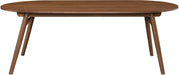 Leesa - Solid Wood And Walnut Veneer Dining Table - Simple Home Plus