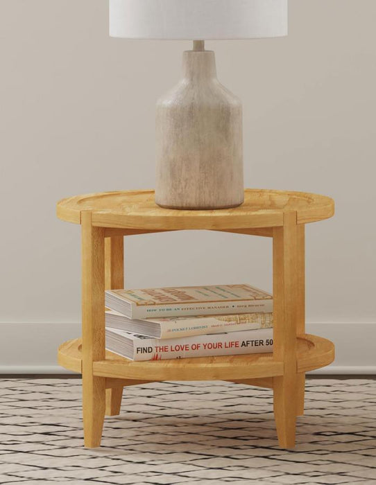 Camillo - Round Solid Wood Table - Simple Home Plus