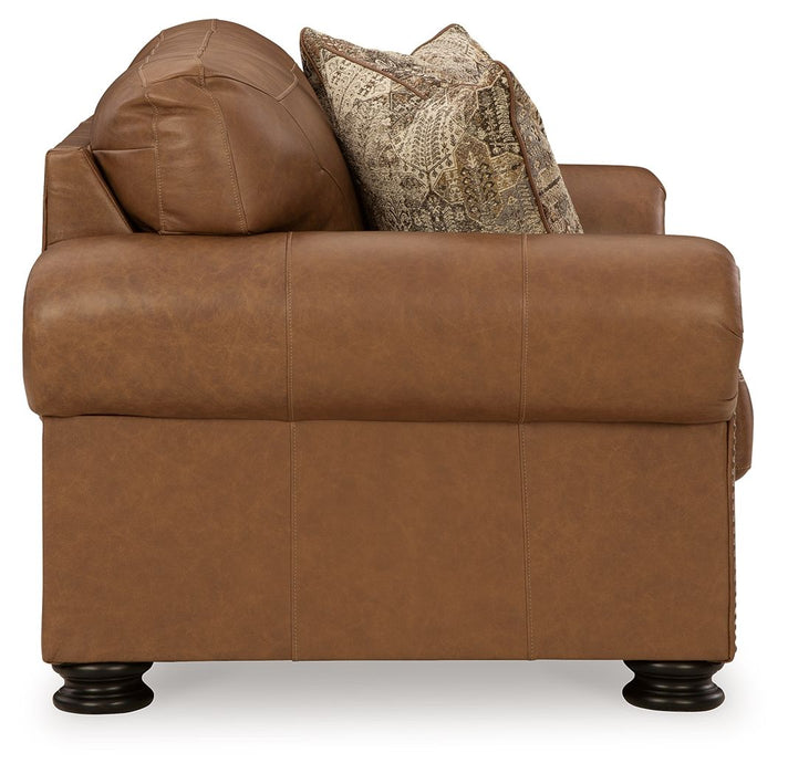 Carianna - Caramel - Loveseat - Simple Home Plus