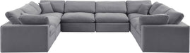 Comfy - 8 Piece Velvet Modular Sectional - Simple Home Plus