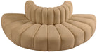Arc - Velvet 4 Piece Modular Sofa - Simple Home Plus