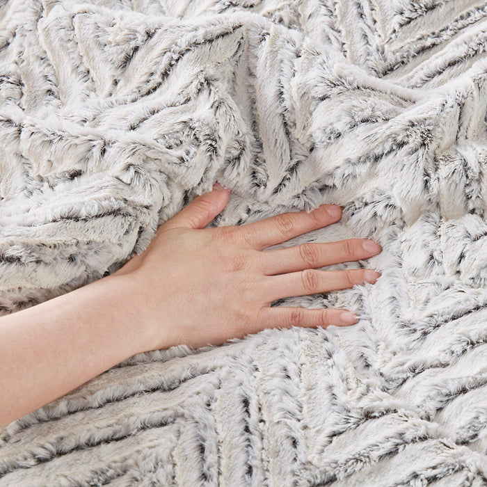Adelyn - King Ultra Down Alternative Comforter Set - Ivory - Simple Home Plus