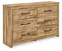 Maystonna - Six Drawer Dresser - Simple Home Plus