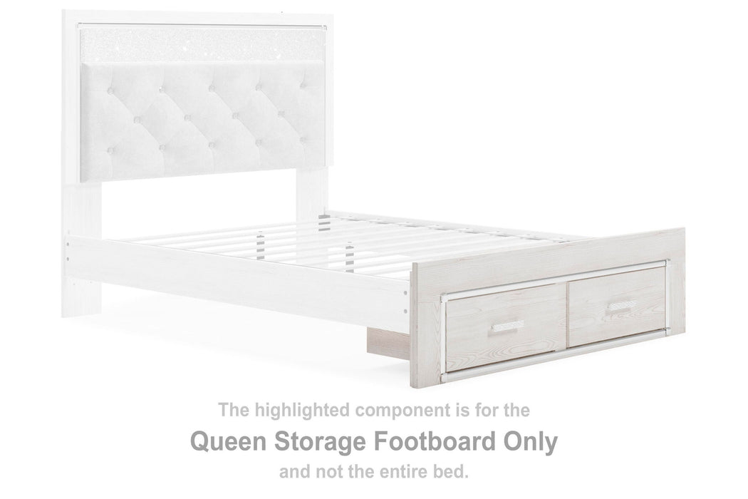 Altyra - Queen Storage Footboard - White - Simple Home Plus