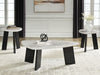 Lilyberg - Occasional Table Set (Set of 3) - Gray / Black - Simple Home Plus