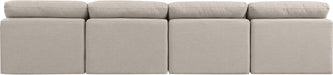 Indulge - Linen 4 Seat Modular Armless Sofa - Simple Home Plus