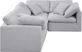 Indulge - Linen 4 Piece Modular Corner Sectional - Simple Home Plus