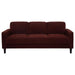 Ruth - Upholstered Track Arm Sofa Set - Simple Home Plus