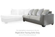 Clairette Court - Raf Sofa - Alloy - Simple Home Plus