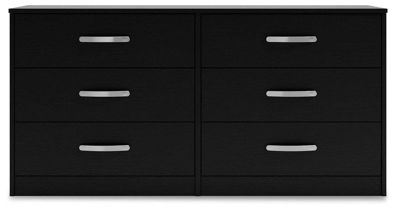 Finch - Six Drawer Dresser - 29'' Height - Black