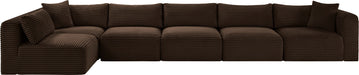 Shaggy - 6 Piece Modular Sectional - Simple Home Plus