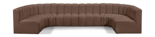Arc - Faux Leather Modular U-Shaped Sectional - Simple Home Plus