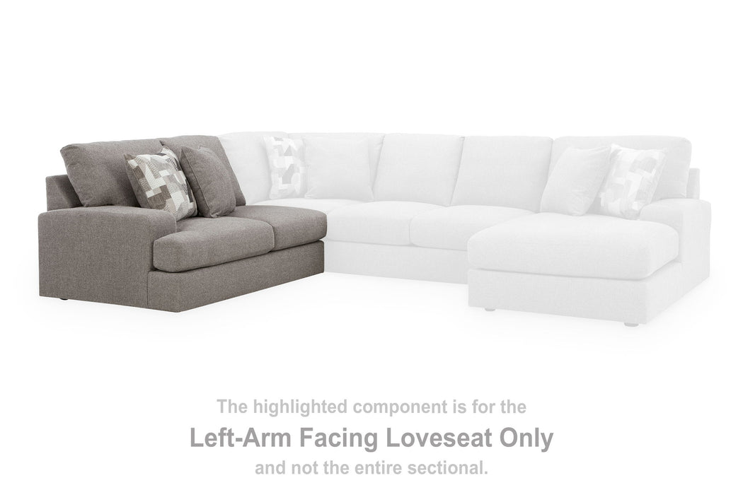 Lindon - LAF Loveseat - Smoke - Simple Home Plus