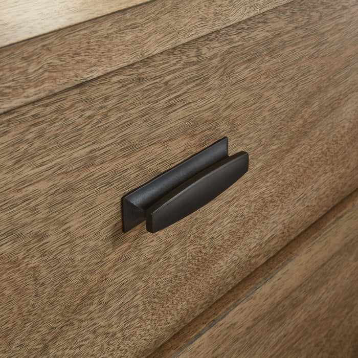 Tomtyn - Light Brown - Dresser And Mirror - Simple Home Plus