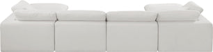 Comfy - 6 Piece Linen Modular Double Chaise Sectional - Simple Home Plus