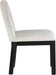 Conrad - Velvet Dining Chair With Black Legs - Simple Home Plus