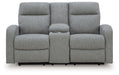 Gauntlet - Sterling - Double Recline Loveseat With Console - Simple Home Plus