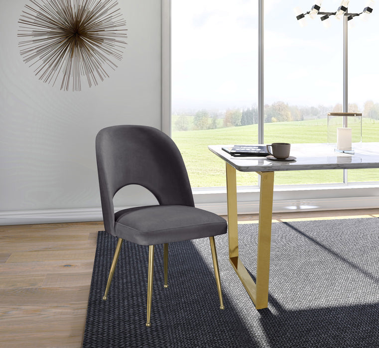 Logan - Dining Chair (Set of 2) - Gold Legs - Simple Home Plus