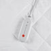 Embossed - King Heated Mattress Pad - White - Simple Home Plus