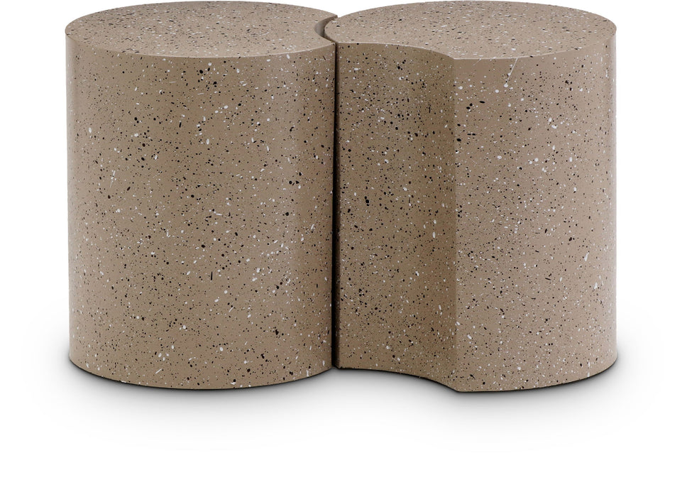 Dimple - End Table - Terazzo Finish - Simple Home Plus