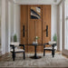 Sacha - Linen Dining Chair With Black Base (Set of 2) - Simple Home Plus