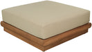 Mirella - Water Resistant Fabric Upholstered Outdoor Patio Modular Ottoman - Simple Home Plus