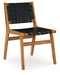 Fortmaine - Brown / Black - Dining Room Side Chair (Set of 2) - Simple Home Plus