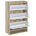 Denia - 3-Tier Engineered Wood Shoe Cabinet - Simple Home Plus