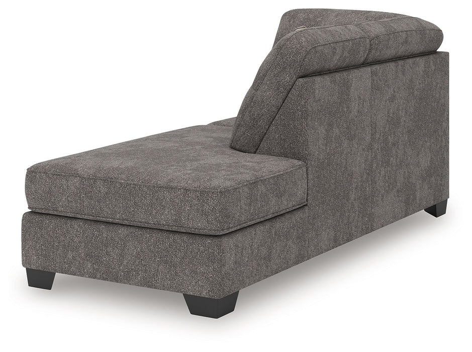 Olten - RAF Corner Chaise - Graphite - Simple Home Plus