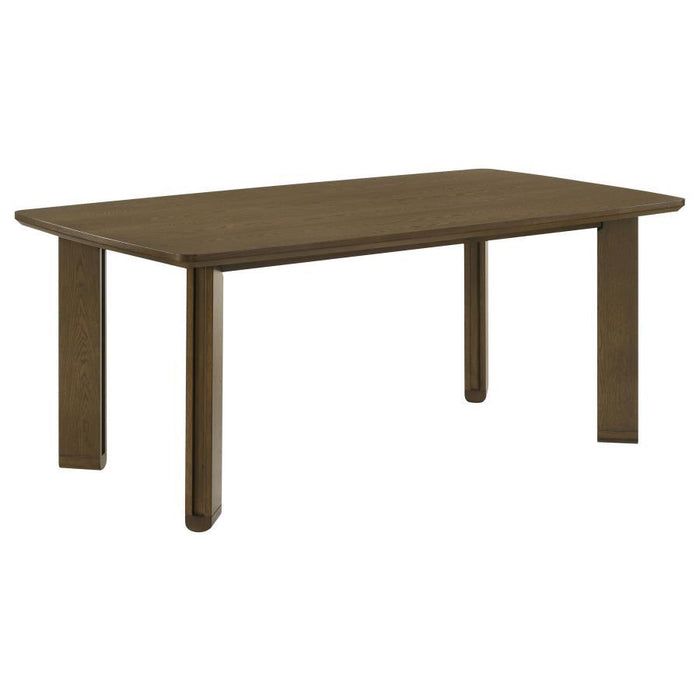 Ottowa - Rectangular Wood Dining Table - Brown - Simple Home Plus