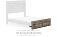 Elbrim - Full Storage Footboard - Brown - Simple Home Plus