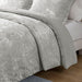 Mira - Crushed Velvet Sherpa Reversible Comforter Set - Silver - Simple Home Plus