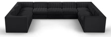 Rummi - Velvet Performance Fabric Upholstered 9 Piece Modular Sectional - Simple Home Plus