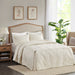 Quebec - Queen Fitted Bedspread (Set of 3) - Cream - Simple Home Plus