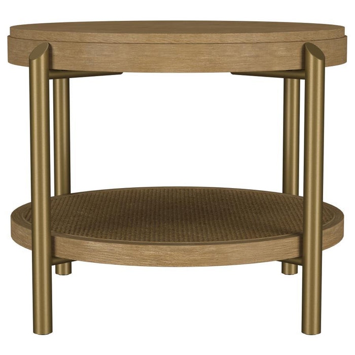 Arini - Round Coffee And End Table Set - Simple Home Plus