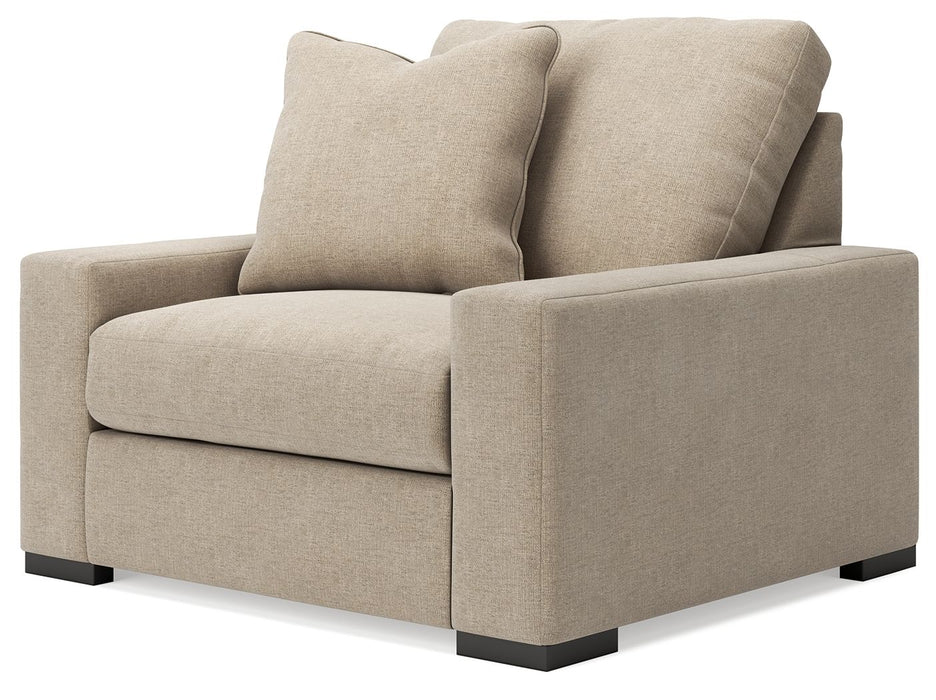 Calden - Chair And A Half - Oatmeal - Simple Home Plus