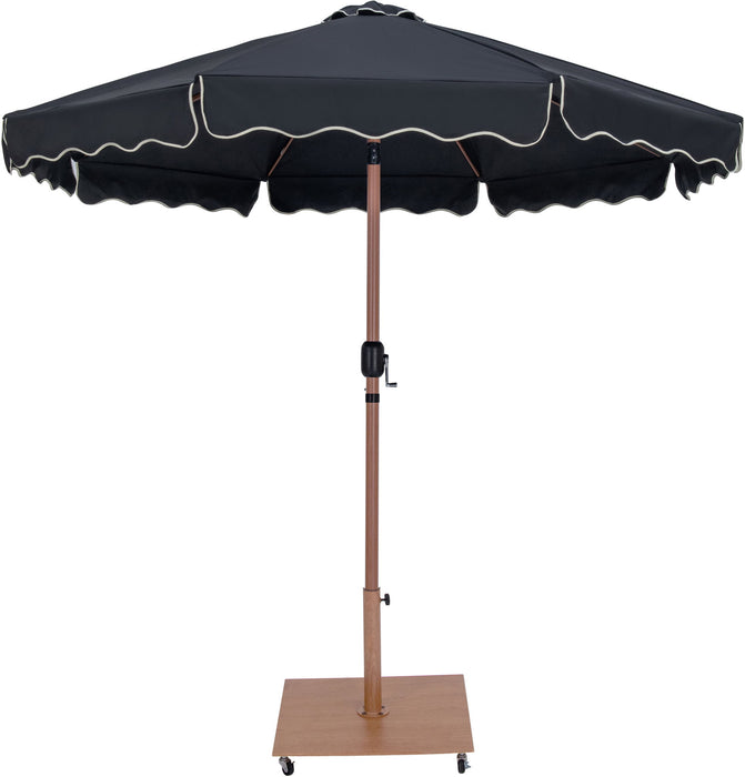Amalfi - Aluminum Patio Umbrella - Light Brown Base / Light Brown Pole - Simple Home Plus
