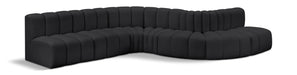 Arc - Faux Leather 7 Piece Modular Sofa - Simple Home Plus