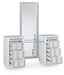Chalanna - White - Vanity With Mirror - Simple Home Plus