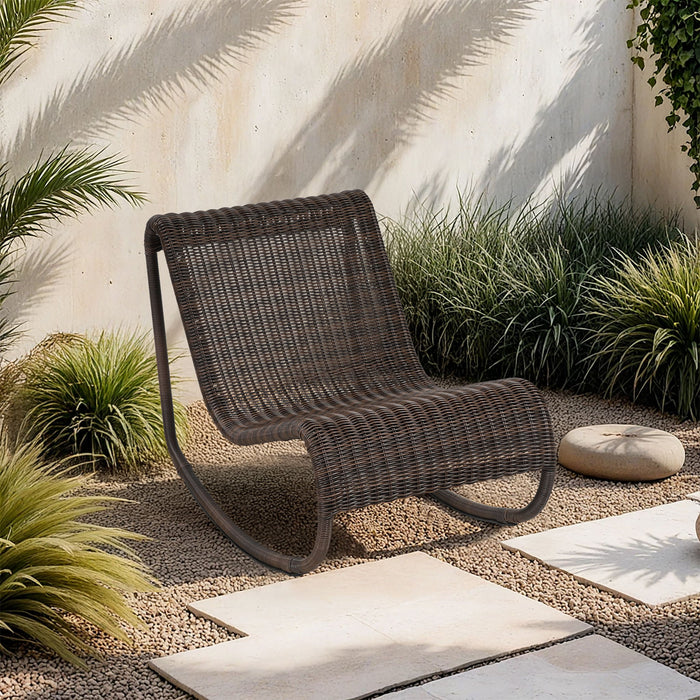 Antigua - Wicker Outdoor Patio Rocking Chair - Simple Home Plus