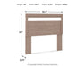 Flannia - Youth Panel Headboard - Simple Home Plus