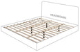Vaughn - Chenille Bed With Black Base - Simple Home Plus