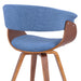 Summer - Modern Chair - Walnut Wood - Simple Home Plus