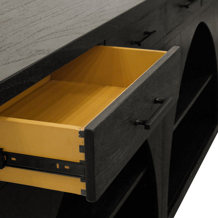 Grayson - Highboard - Black / Gray - Simple Home Plus