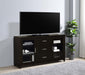 Lewes - 2 Door Engineered Wood TV Stand - Cappuccino - Simple Home Plus
