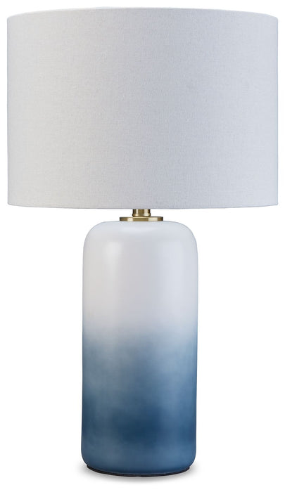 Lemrich - White - Ceramic Table Lamp - Simple Home Plus