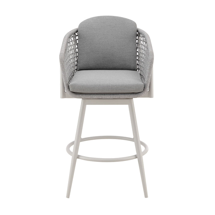Rhodes - Outdoor Patio Swivel Bar Stool - Simple Home Plus